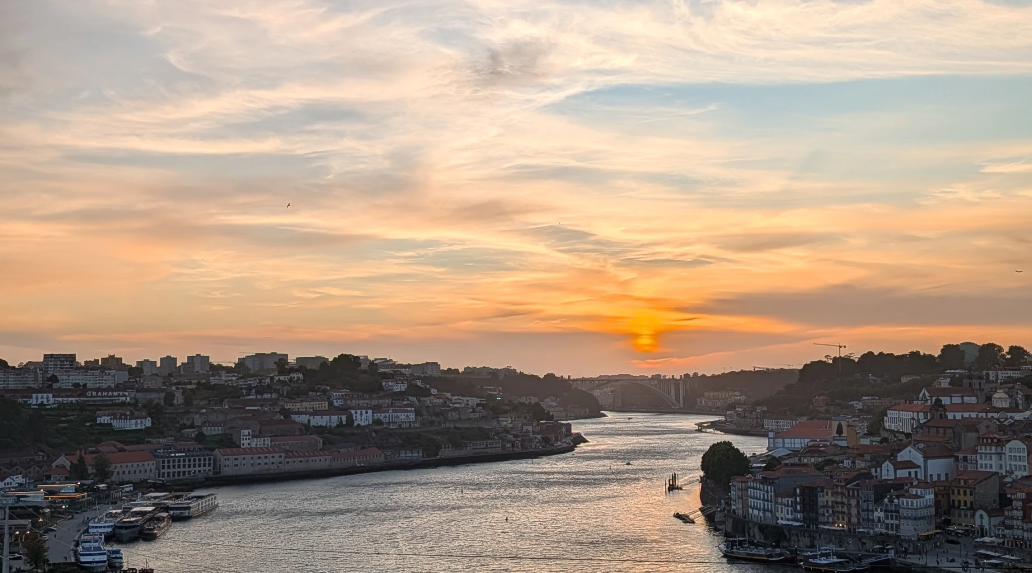 Sunset over Porto